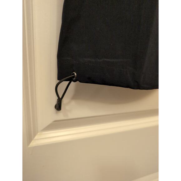 With Jean  x Ruby Lyn Track Striped Zip Front Cinch Vest Top Grunge Y2K Navy - Picture 4 of 6